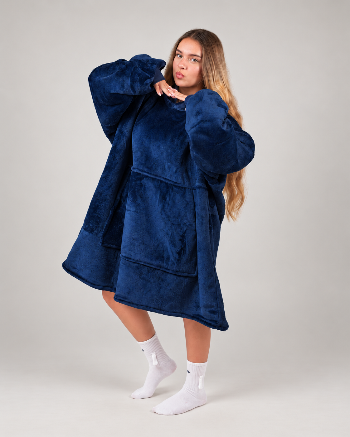 Cozy Atlantic 🌊 – Oversized Hoodie Blanket Hoodie Blanket — Cozify Lebanon