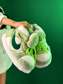 Clouds Mint slippers