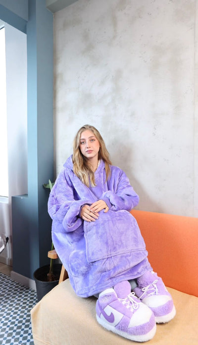 CozyFam customer wrapped in Cozify