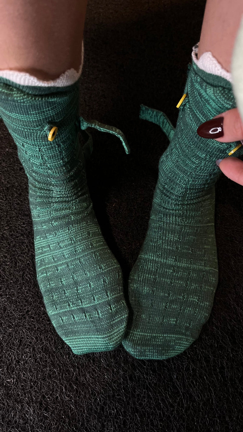 Cozy T-Rex dinosaur socks, Back View - Cozify Lebanon