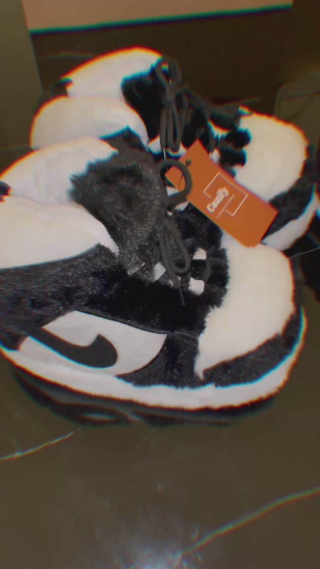Cozy Black Edition Fluffy Cloud Slippers Video - Cozify Lebanon